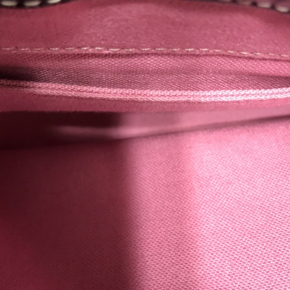 Luella leather satchel with rolled double handles and silver tone hardware. EUC - Picture 14 of 16